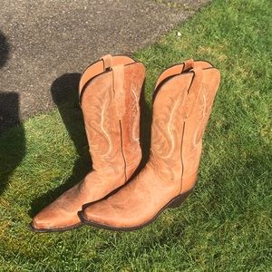 Lucchese women’s cowboy boots.